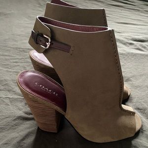 Coach Stack Heels size 8.5